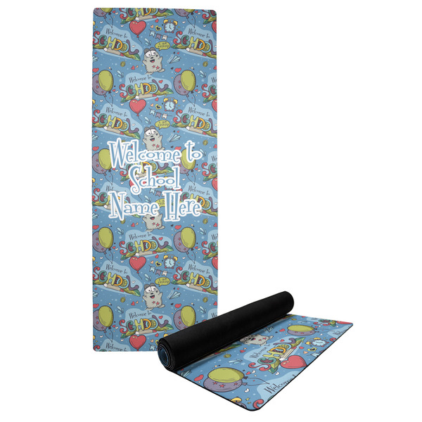 Custom Welcome to School Yoga Mat (Personalized)