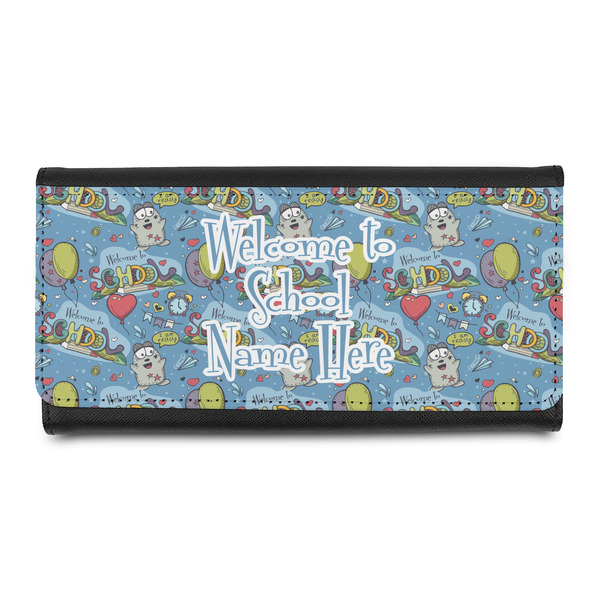 Custom Welcome to School Leatherette Ladies Wallet (Personalized)
