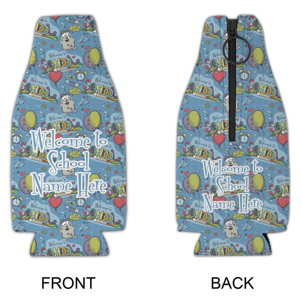 Welcome to School Zipper Bottle Cooler - APPROVAL