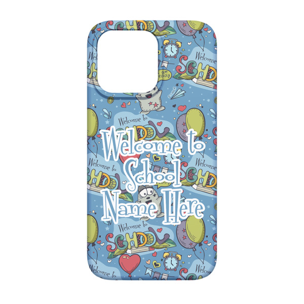 Welcome to School iPhone 13 Case - Back