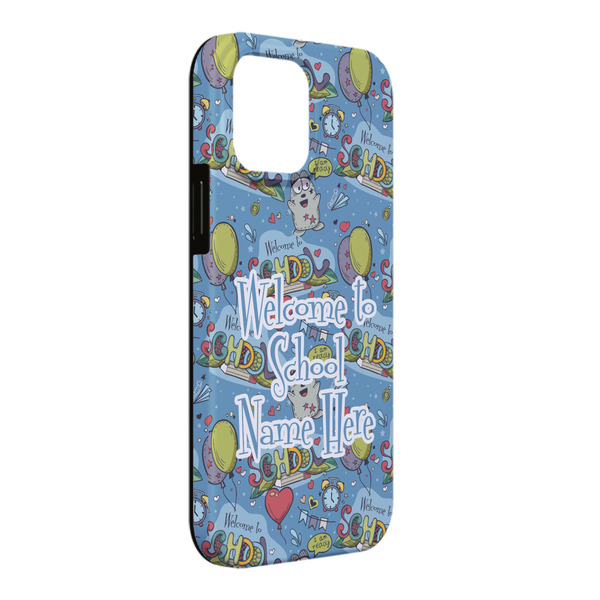 Custom Welcome to School iPhone Case - Rubber Lined - iPhone 13 Pro Max (Personalized)