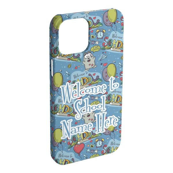 Custom Welcome to School iPhone Case - Plastic (Personalized)