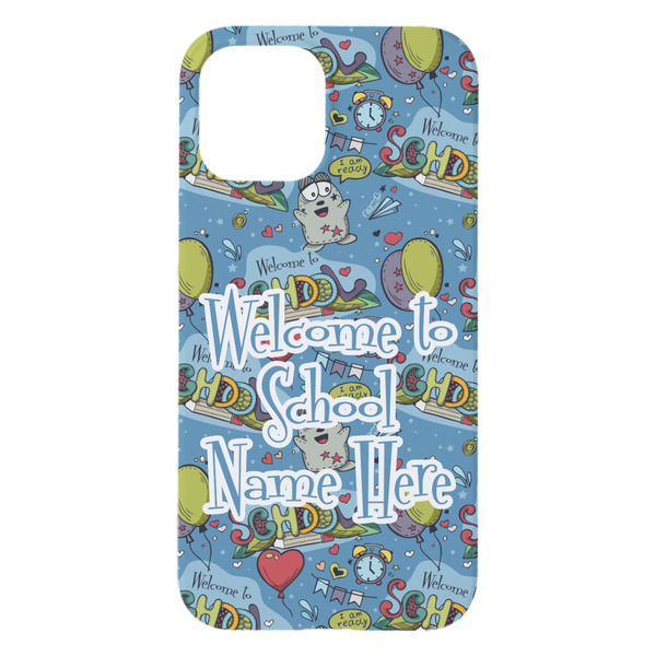 Welcome to School iPhone 15 Pro Max Case - Back
