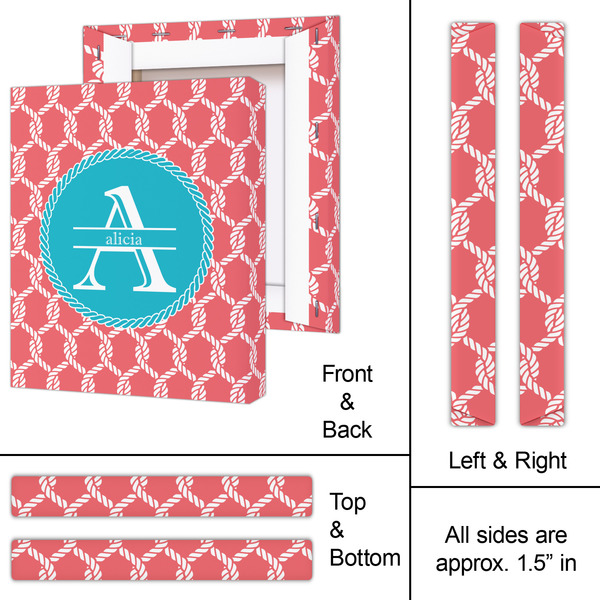 Linked Rope 11x14 - Canvas Print - Approval