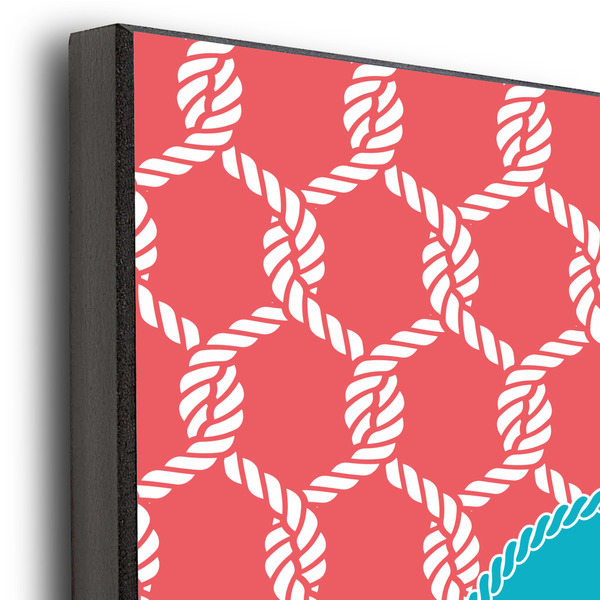 Linked Rope 11x14 Wood Print - Closeup