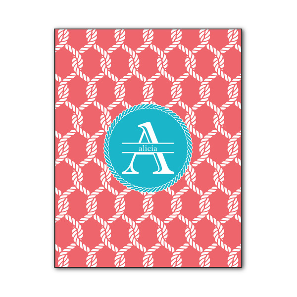 Custom Linked Rope Wood Print - 11x14 (Personalized)