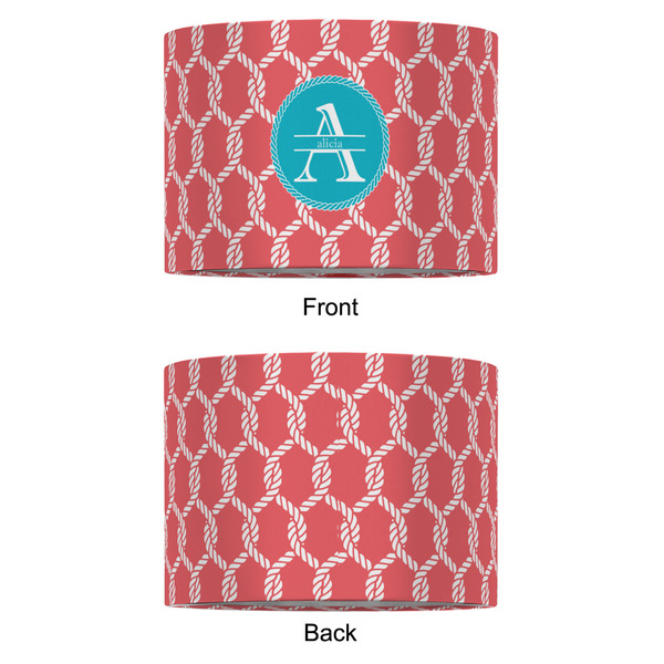 Linked Rope 12" Drum Lampshade - APPROVAL (Fabric)