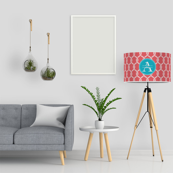 Linked Rope 12" Drum Lampshade - LIFESTYLE