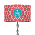 Linked Rope 12" Drum Lamp Shade - Fabric (Personalized)
