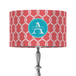 Linked Rope 12" Drum Lamp Shade - Fabric (Personalized)
