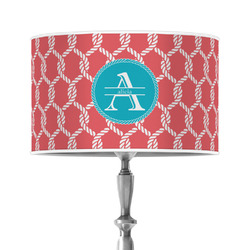 Linked Rope 12" Drum Lamp Shade - Poly-film (Personalized)