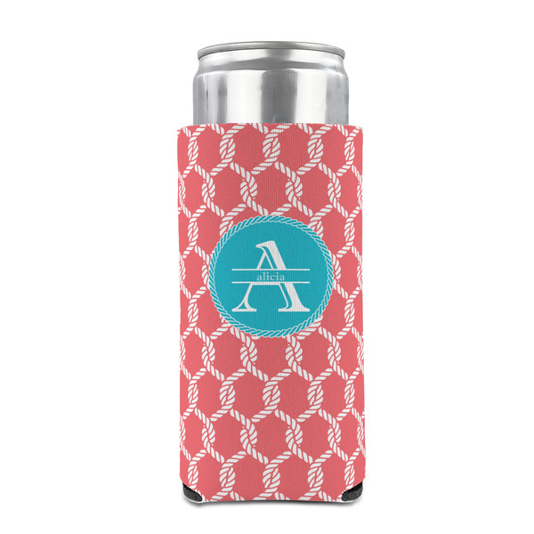 Linked Rope 12oz Tall Can Sleeve - FRONT (on can)