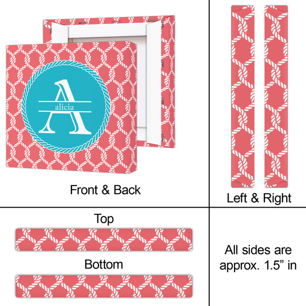 Linked Rope 12x12 - Canvas Print - Approval