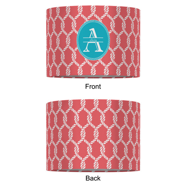 Linked Rope 16" Drum Lampshade - APPROVAL (Fabric)