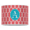 Linked Rope 16" Drum Lampshade - FRONT (Poly Film)