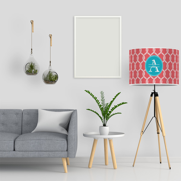 Linked Rope 16" Drum Lampshade - LIFESTYLE