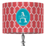Linked Rope 16" Drum Lamp Shade - Fabric (Personalized)