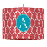 Linked Rope 16" Drum Pendant Lamp - Fabric (Personalized)