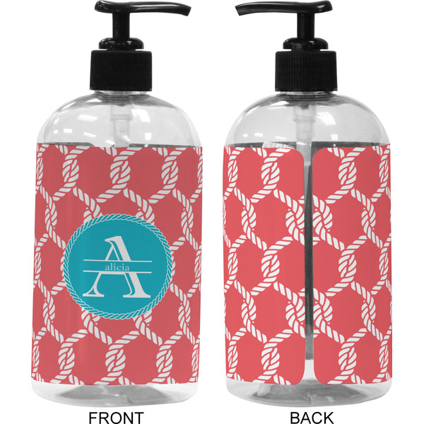 Linked Rope 16 oz Plastic Liquid Dispenser (Approval)