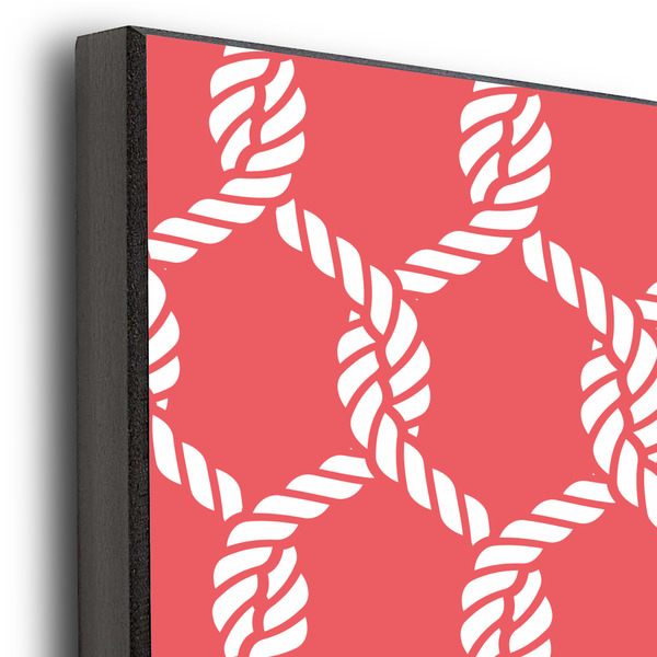 Linked Rope 16x20 Wood Print - Closeup