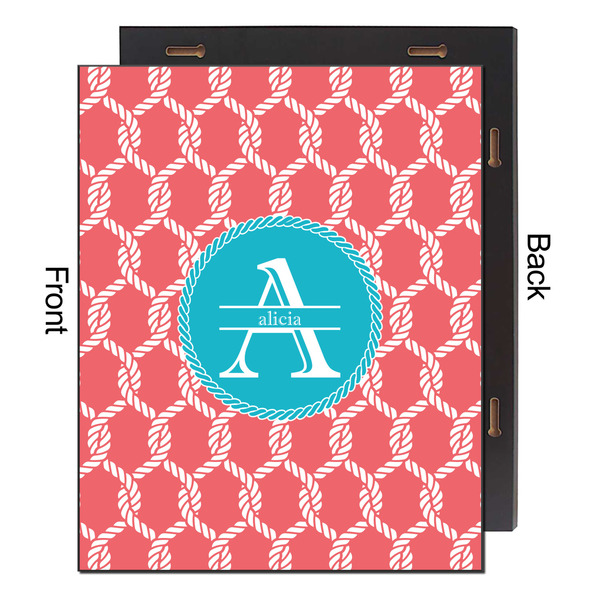 Linked Rope 16x20 Wood Print - Front & Back View