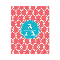 Linked Rope Wood Print - 16x20 (Personalized)