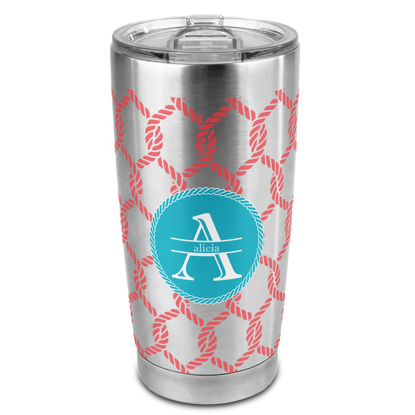 Custom Linked Rope 20oz Stainless Steel Double Wall Tumbler - Full Print (Personalized)