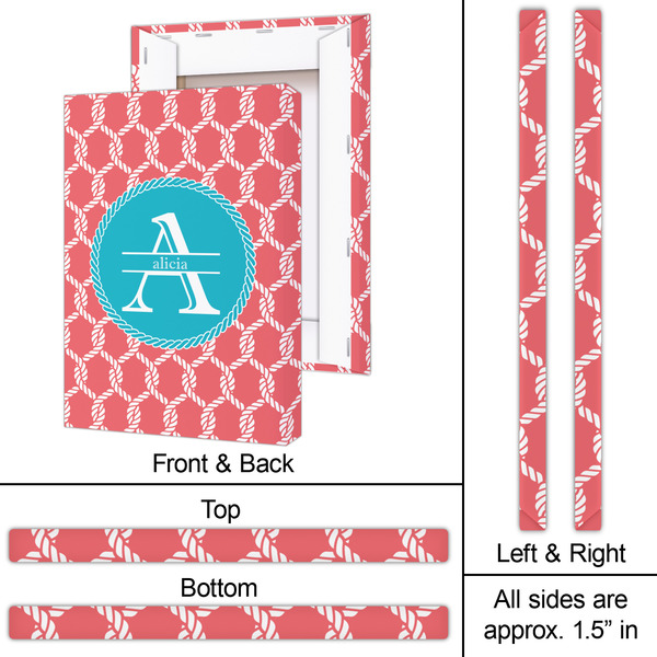 Linked Rope 20x30 - Canvas Print - Approval