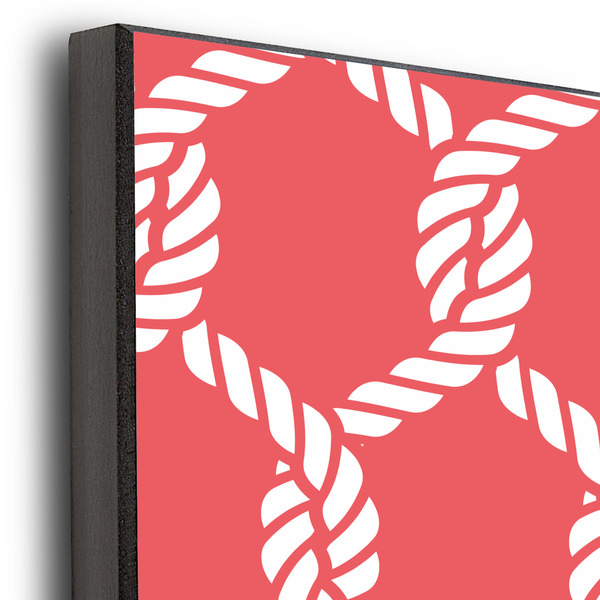 Linked Rope 20x30 Wood Print - Closeup