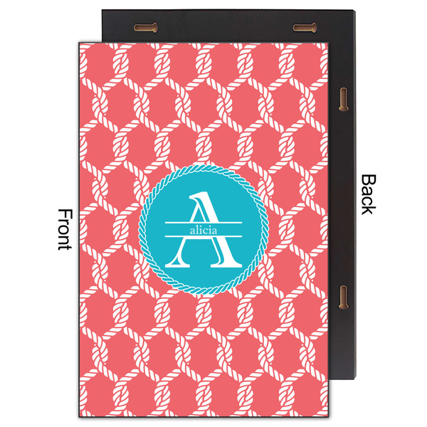 Linked Rope 20x30 Wood Print - Front & Back View