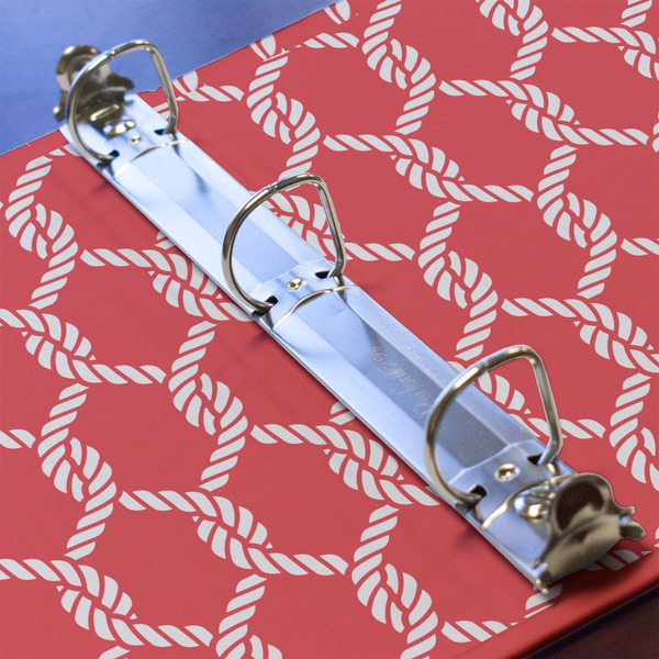 Linked Rope 3 Ring Binders - Full Wrap - 1" - DETAIL