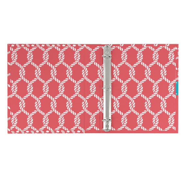 Linked Rope 3 Ring Binders - Full Wrap - 1" - OPEN INSIDE