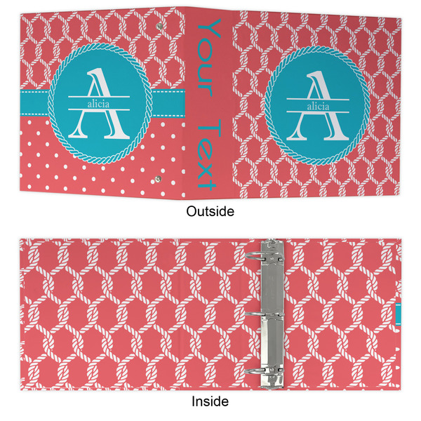 Linked Rope 3 Ring Binders - Full Wrap - 3" - APPROVAL