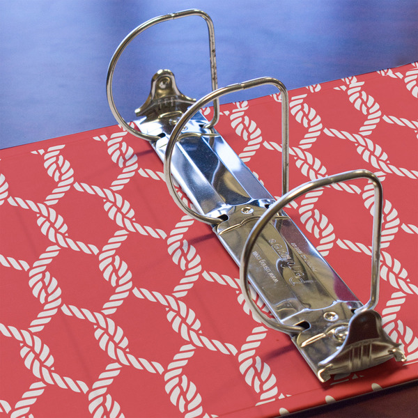 Linked Rope 3 Ring Binders - Full Wrap - 3" - DETAIL