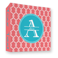 Linked Rope 3 Ring Binder - Full Wrap - 3" (Personalized)