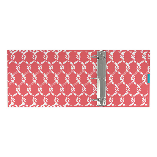 Linked Rope 3 Ring Binders - Full Wrap - 3" - OPEN INSIDE