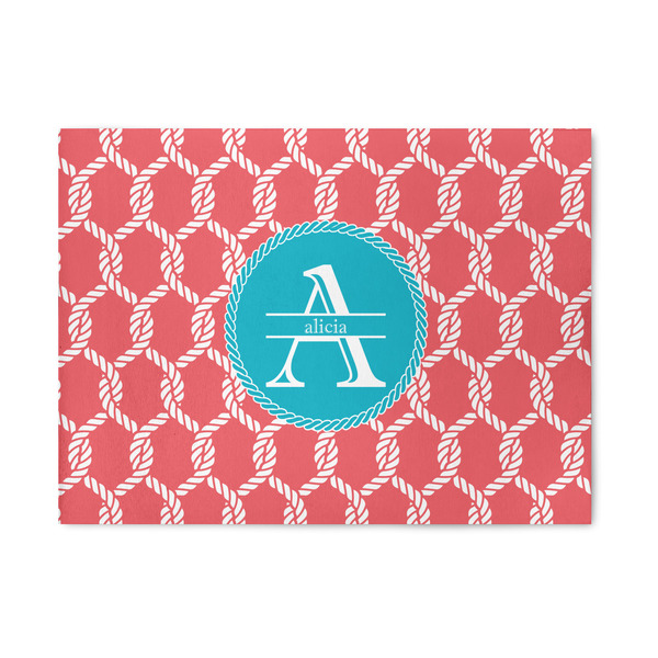 Custom Linked Rope 5' x 7' Patio Rug (Personalized)