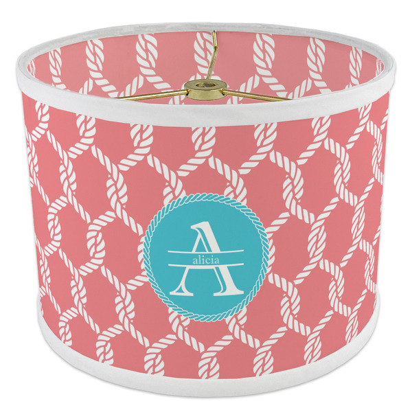 Linked Rope 8" Drum Lampshade - ANGLE Poly-Film