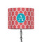 Linked Rope 8" Drum Lamp Shade - Fabric (Personalized)