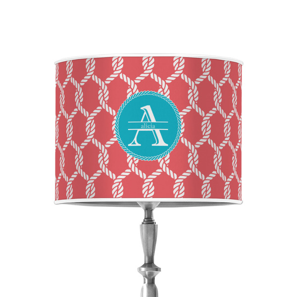 Custom Linked Rope 8" Drum Lamp Shade - Poly-film (Personalized)