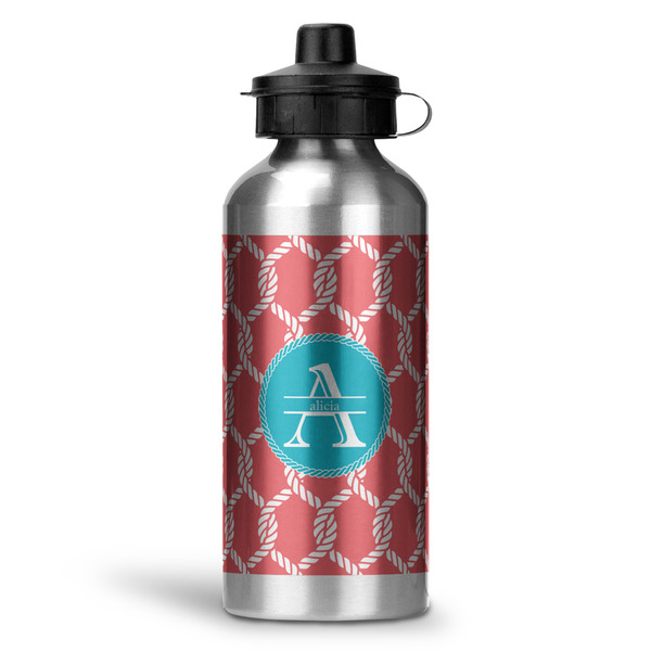Custom Linked Rope Water Bottles - 20 oz - Aluminum (Personalized)