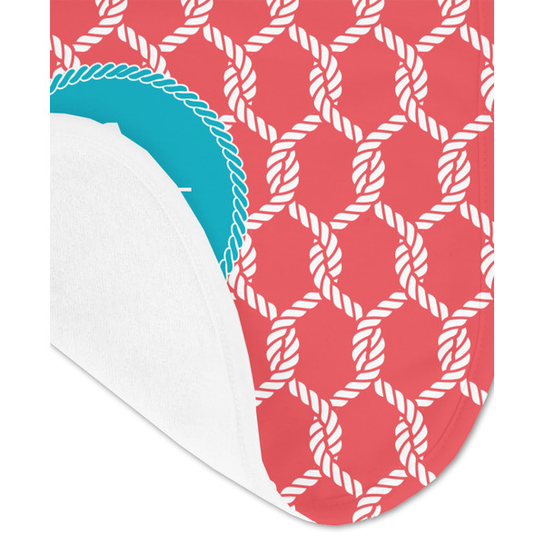 Linked Rope Baby Bib - AFT detail