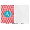 Linked Rope Baby Blanket (Single Side - Printed Front, White Back)