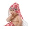 Linked Rope Baby Hooded Towel on Child