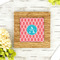 Linked Rope Bamboo Trivet with 6" Tile - LIFESTYLE