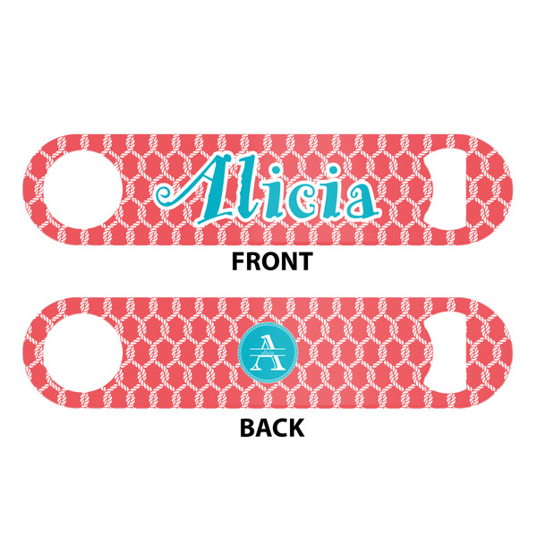 Linked Rope Bar Bottle Opener - White - Approval