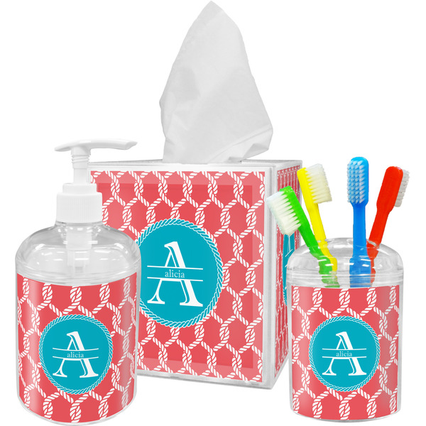 Linked Rope Bathroom Accessories Set (Personalized)
