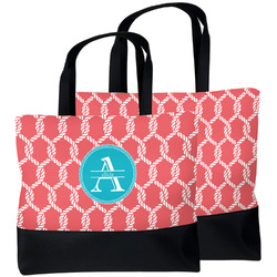 Linked Rope Beach Tote Bag (Personalized)