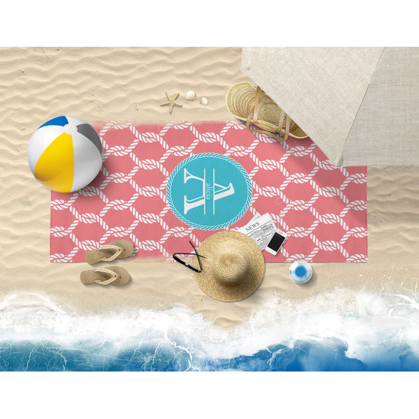 Linked Rope Beach Towel Lifestyle