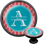 Linked Rope Cabinet Knob (Black) (Personalized)